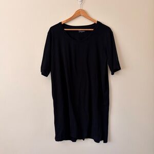 Eileen Fisher Black Short Sleeve Tee